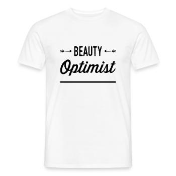 Idée cadeau petite amie - T-shirt homme - blanc - Devant - AI Model Male 178 dark (178cm)