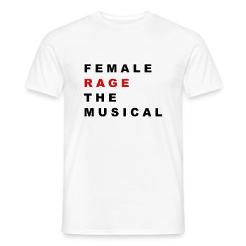 FEMALE RAGE - Männer T-Shirt - Weiß - Vorne - AI Model Male 178 dark (178cm)