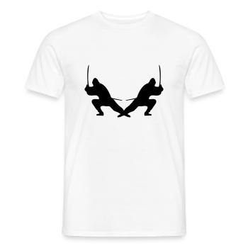 Ninjas - Men's T-Shirt - white - Front - AI Model Male 178 dark (178cm)