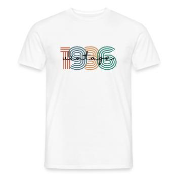 1936 Vintage Retro - Men's T-Shirt - white - Front - AI Model Male 178 dark (178cm)
