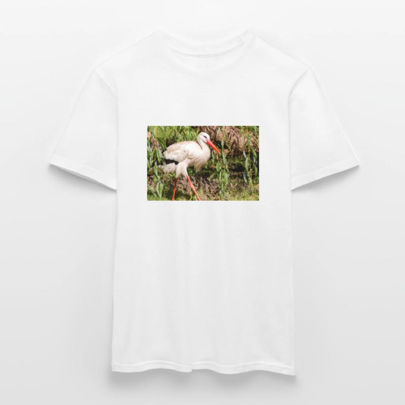Weißstorch oder Klapperstorch Männer T-Shirt
