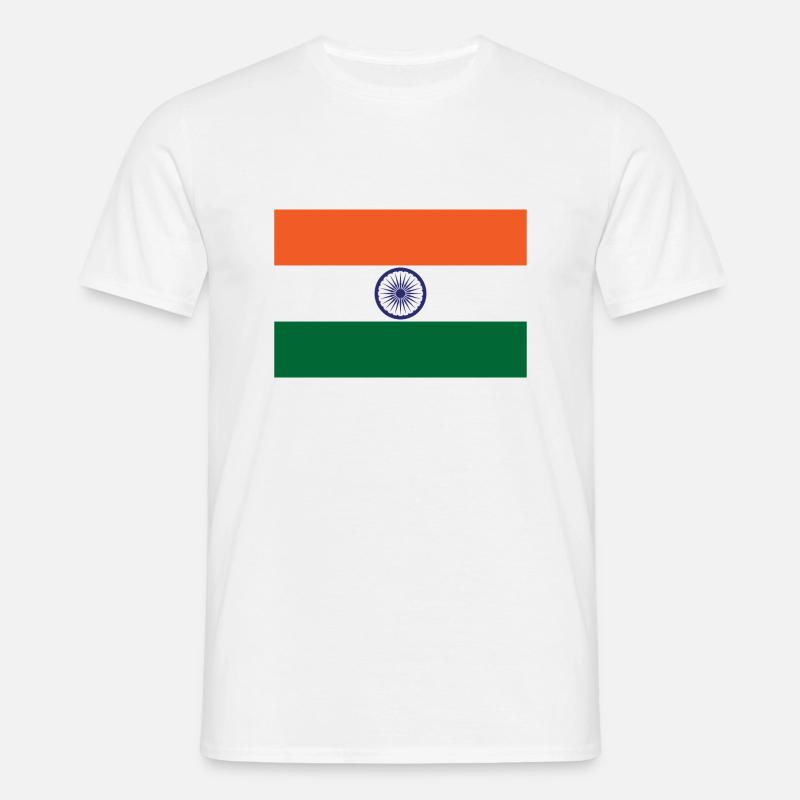 Indien - Männer T-Shirt - Weiß
