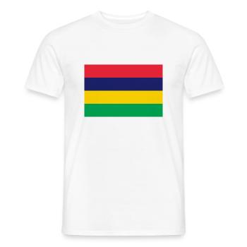 Maurice - T-shirt homme - blanc - Devant - AI Model Male 178 dark (178cm)