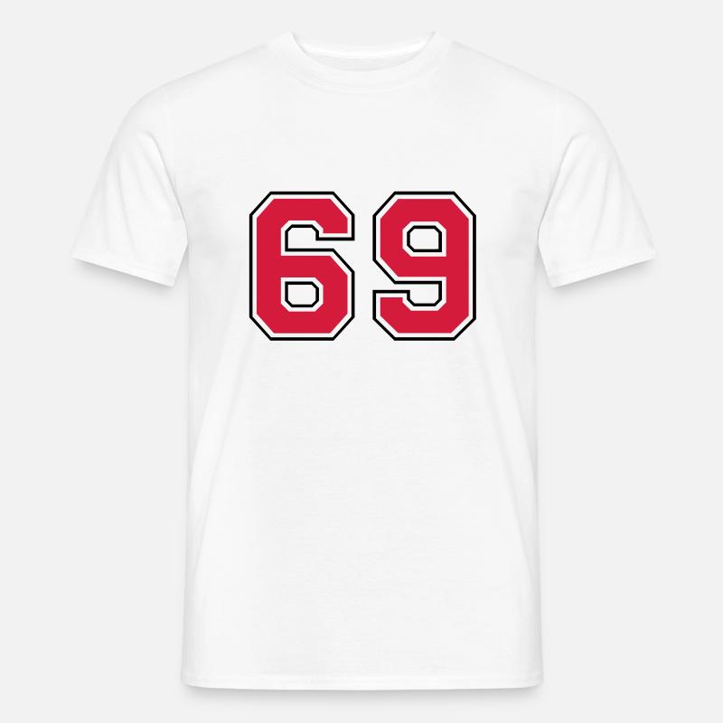69__f2 - Männer T-Shirt - Weiß