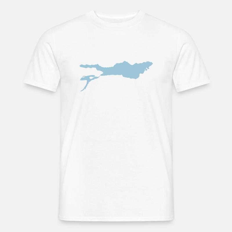bodensee - Männer T-Shirt - Weiß