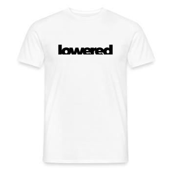 lowered - Männer T-Shirt - Weiß - Vorne - AI Model Male 178 dark (178cm)