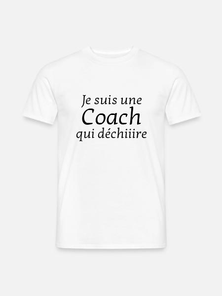 Coach / Coaching / Trainer / Sport - Männer T-Shirt - Weiß