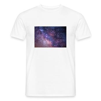 Weltall - Männer T-Shirt - Weiß - Vorne - AI Model Male 178 dark (178cm)