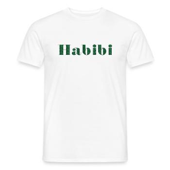 Habibi zellige grün chevron - Männer T-Shirt - Weiß - Vorne - AI Model Male 178 dark (178cm)