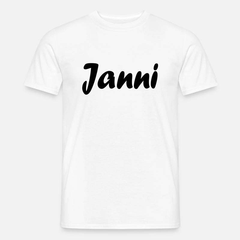 janni - Männer T-Shirt - Weiß