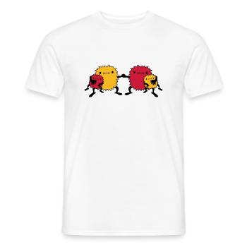4 Monster Familie - Männer T-Shirt - Weiß - Vorne - AI Model Male 178 dark (178cm)
