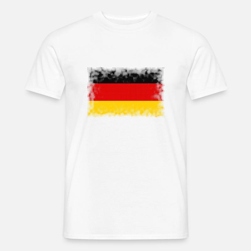 Deutschland - Männer T-Shirt - Weiß