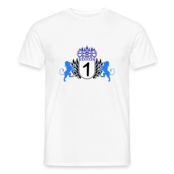 Armoiries 1 - T-shirt homme - blanc - Devant - AI Model Male 178 dark (178cm)