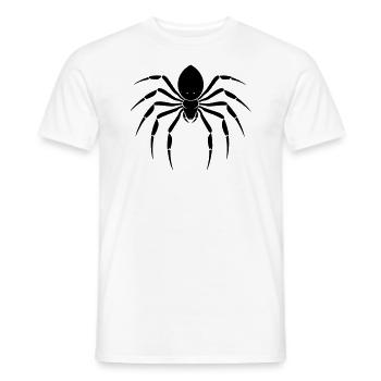 Araignées - T-shirt homme - blanc - Devant - AI Model Male 178 dark (178cm)