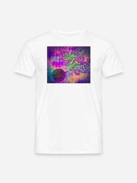 persischer Lebensbaum - Männer T-Shirt - Weiß