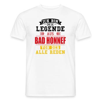 Stadt Bad Honnef Deutschland Legende Spruch - Männer T-Shirt - Weiß - Vorne - AI Model Male 178 dark (178cm)