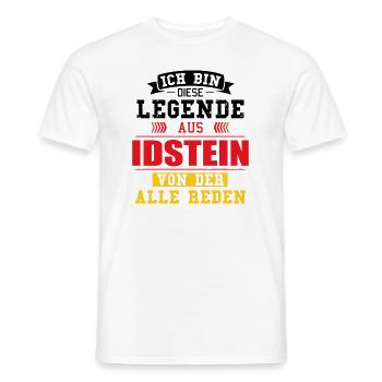 Stadt Idstein Deutschland Legende Spruch - Männer T-Shirt - Weiß - Vorne - AI Model Male 178 dark (178cm)