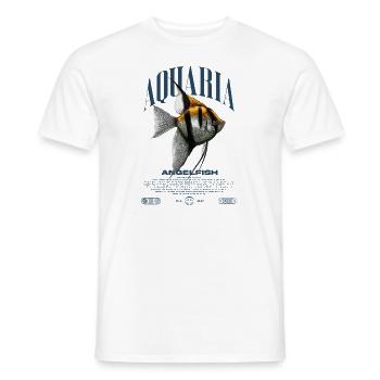 Altum Kaiserfisch Cichlid Fish Keeper Streetwear - Männer T-Shirt - Weiß - Vorne - AI Model Male 178 dark (178cm)