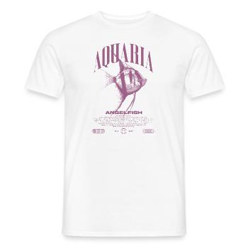 Altum Kaiserfisch Cichlid Fish Keeper Streetwear - Männer T-Shirt - Weiß - Vorne - AI Model Male 178 dark (178cm)