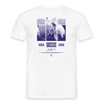 Discus Fish Cichlid Aquarium Fish Keeper - Men's T-Shirt - white - Front - AI Model Male 178 dark (178cm)