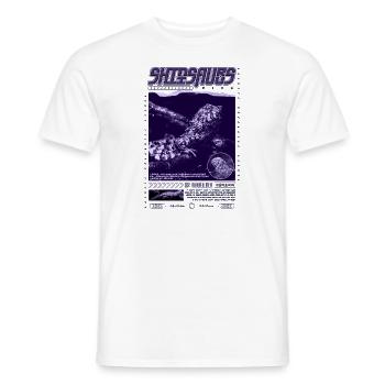 Crocodile chinois lézard Shinisaurus crocodilurus - T-shirt homme - blanc - Devant - AI Model Male 178 dark (178cm)