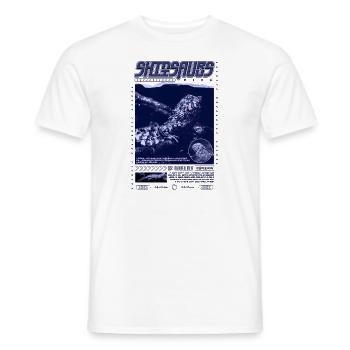 Crocodile chinois lézard Shinisaurus crocodilurus - T-shirt homme - blanc - Devant - AI Model Male 178 dark (178cm)