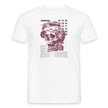Aquascaping Modern Tropical Fish Keeper Aquarist - Men's T-Shirt - white - Front - AI Model Male 178 dark (178cm)