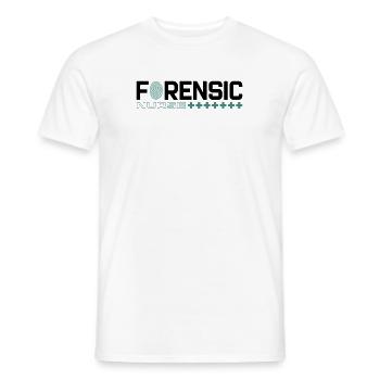 Forensische Krankenschwester Forensische Kriminalistik Wissenschaftlerin - Männer T-Shirt - Weiß - Vorne - AI Model Male 178 dark (178cm)