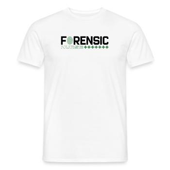 Forensische Krankenschwester Forensische Kriminalistik Wissenschaftlerin - Männer T-Shirt - Weiß - Vorne - AI Model Male 178 dark (178cm)