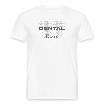 Infirmière dentaire Infirmières médicales élégantes - T-shirt homme - blanc - Devant - AI Model Male 178 dark (178cm)