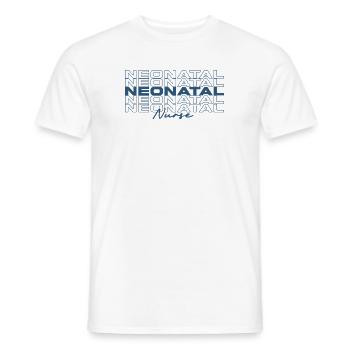 Nursing Neonatal Nurse Medical Nurses Stylish - Men's T-Shirt - white - Front - AI Model Male 178 dark (178cm)