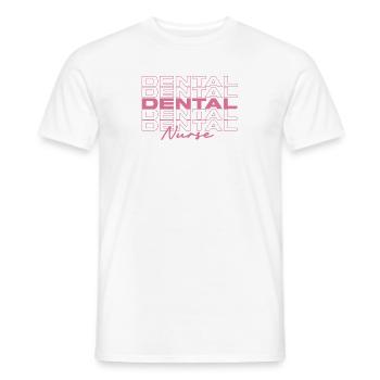 Infirmière dentaire Infirmières médicales élégantes - T-shirt homme - blanc - Devant - AI Model Male 178 dark (178cm)