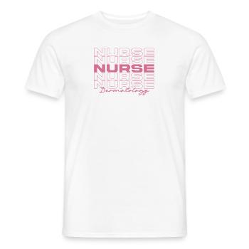 Dermatologie Krankenschwester Medizinische Krankenschwestern Stilvoll - Männer T-Shirt - Weiß - Vorne - AI Model Male 178 dark (178cm)