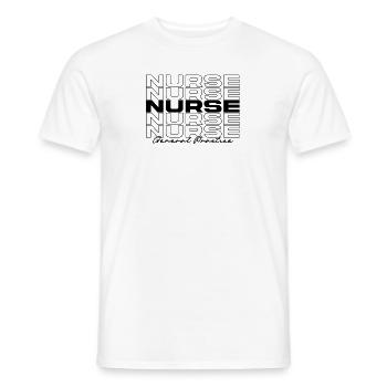 General Practice Nurse Medical Nurses Stylish - Men's T-Shirt - white - Front - AI Model Male 178 dark (178cm)