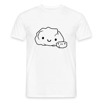 steinchen familie stein mama - Männer T-Shirt - Weiß - Vorne - AI Model Male 178 dark (178cm)