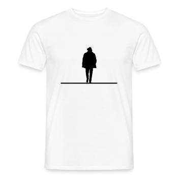 Rocky Balboa makes his rounds - Men's T-Shirt - white - Front - AI Model Male 178 dark (178cm)