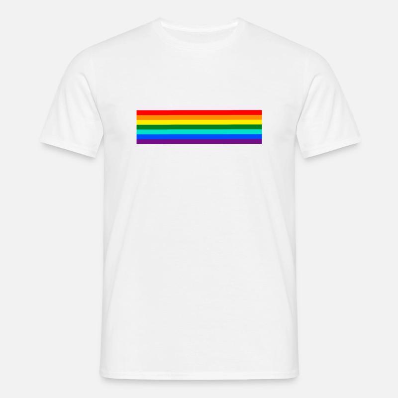 Support LGB - Männer T-Shirt - Weiß