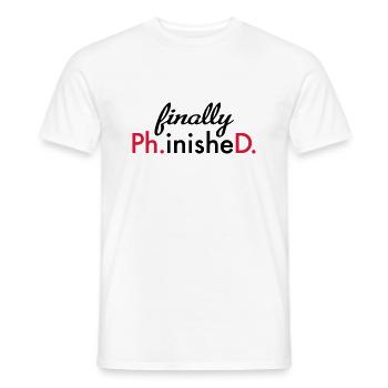 phd - Männer T-Shirt - Weiß - Vorne - AI Model Male 178 dark (178cm)