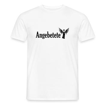 Angebetete - Männer T-Shirt - Weiß - Vorne - AI Model Male 178 dark (178cm)