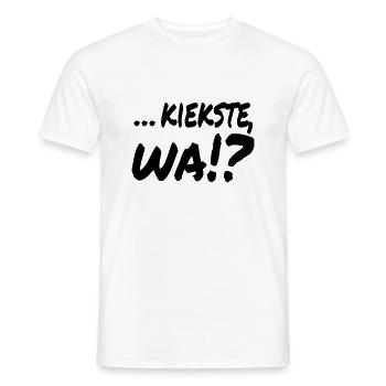 kiekste wa II - Männer T-Shirt - Weiß - Vorne - AI Model Male 178 dark (178cm)