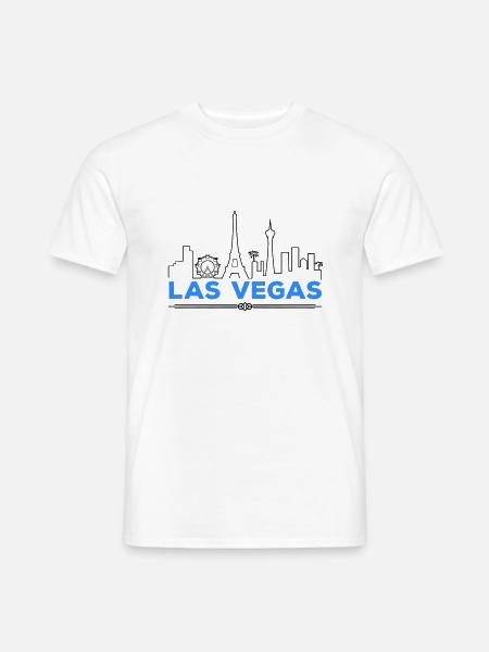 Las Vegas Silhouette - Men's T-Shirt - white