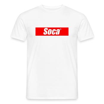 Soca - Kreyol Sat - Men's T-Shirt - white - Front - AI Model Male 178 dark (178cm)