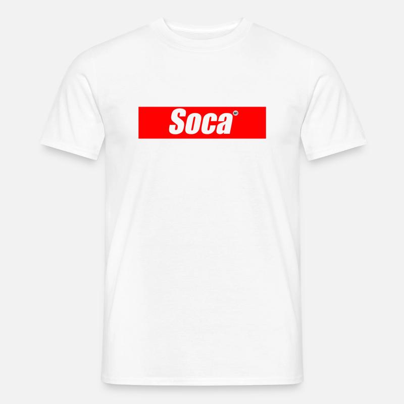 Soca - Kreyol Sa - Männer T-Shirt - Weiß