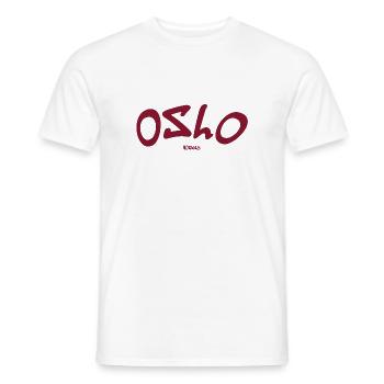 Oslo - Norwegen - Norvège - T-shirt homme - blanc - Devant - AI Model Male 178 dark (178cm)