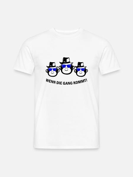 Monkey Gang - Men's T-Shirt - white