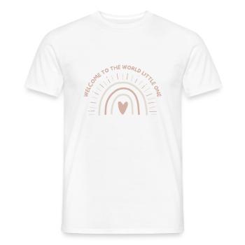 Welcome to the world little one | baby Geschenk - Männer T-Shirt - Weiß - Vorne - AI Model Male 178 dark (178cm)