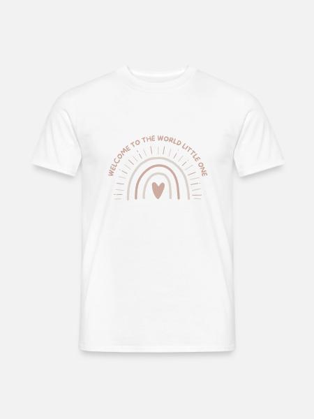 Welcome to the world little one | baby Geschenk - Männer T-Shirt - Weiß