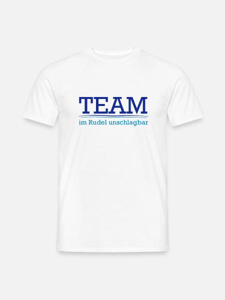 Team im Rudel - Männer T-Shirt - Weiß