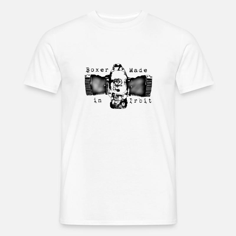 Boxermotor Dnepr, Ural. Irbit Manufactur - Männer T-Shirt - Weiß