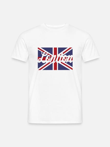 London - Männer T-Shirt - Weiß